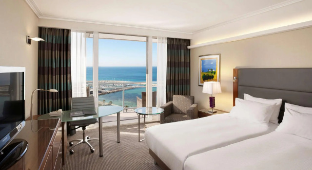 Deluxe Twin room with Sea View Hilton Tel Aviv Hotel