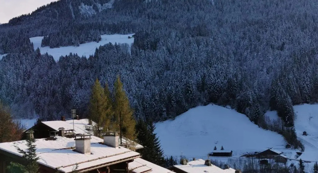 Студия с видом на горы Studio le Grand-Bornand Village