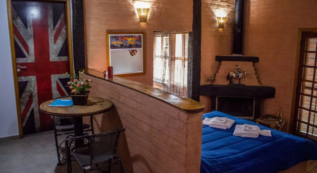 Шале с видом на горы Pousada Cabanas no Mundo