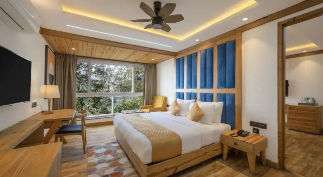 Клубный номер Standard с красивым видом из окна Baris resort Mussoorie