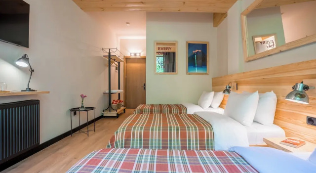 Трёхместный номер с видом на сад 1740 Boutique Hotel Kazbegi