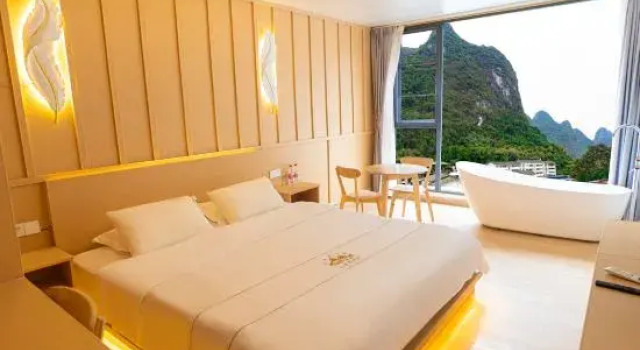 Двухместный люкс Yibuxuan Boutique Hotel Yangshuo