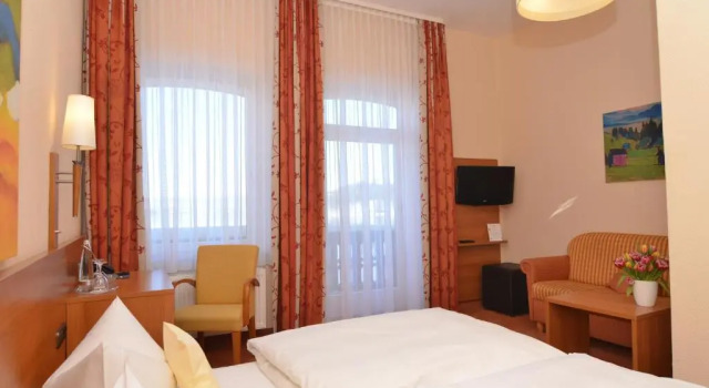 Двухместный номер Comfort с видом на озеро Seehotel Grauer Bär