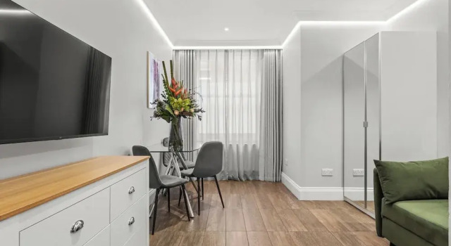 Одноместные апартаменты Цокольный этаж c 1 комнатой Cleveland Residences Russell Square