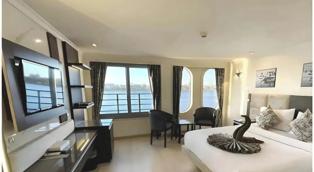 Двухместный номер Deluxe с видом на реку Nile Cruise Elegance Every Wednesday from Aswan 3 nights and every Saturday from Luxor 4 nights