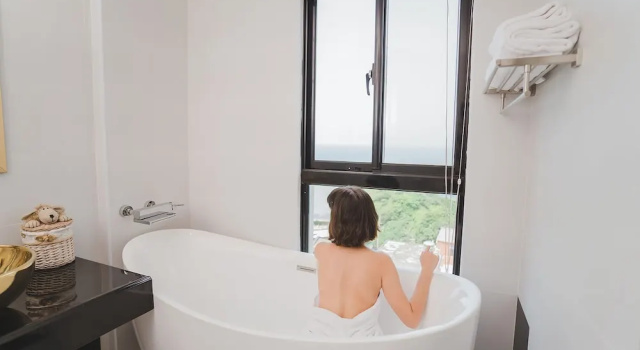 Четырёхместный номер Standard с видом на море Rose Villa
