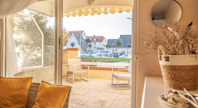 Апартаменты Agréable appartement et terrasse à 2 pas de la mer