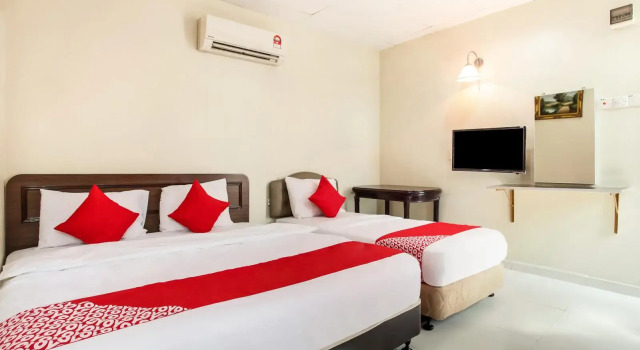 Deluxe tredobbelt værelse Super OYO 89427 Kavanas Hotel Taiping