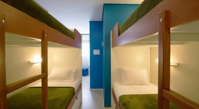 Кровать в общем номере (мужской номер) Brazilodge All Suites Hostel