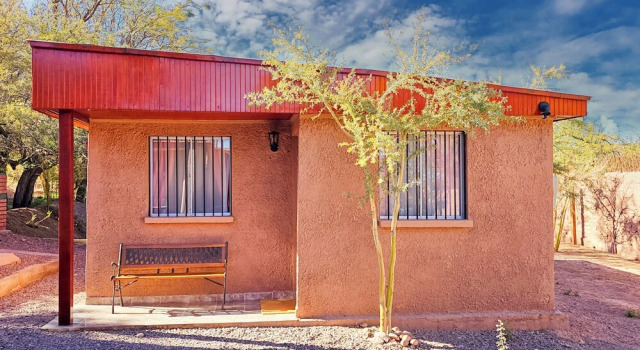Семейное бунгало с 3 комнатами с балконом и с видом на сад Lodge Ancar Atacama