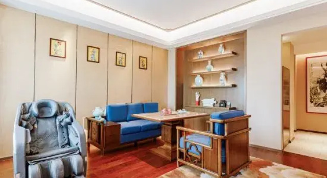 Люкс Deluxe с видом на озеро Tai 'an Moyu Porcelain Pleasant Art Hotel (Taishan Peach Blossom Valley Mountain Entrance Store)