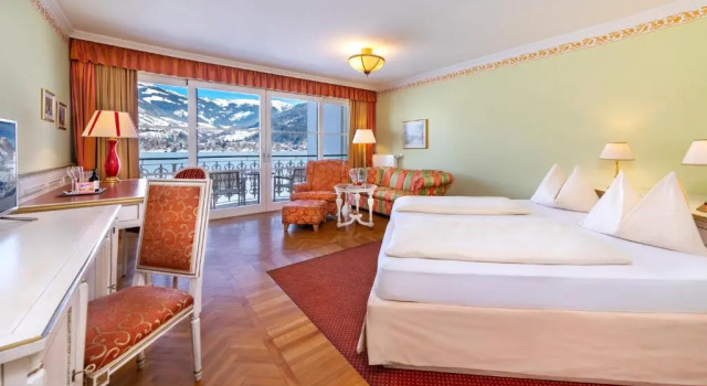 Двухместный номер Deluxe Wellness с видом на озеро Grand Hotel Zell am See