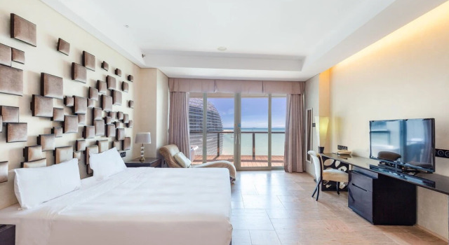 Номер Premier с балконом и с видом на океан Yuejia Sea Apartment Phoenix Island