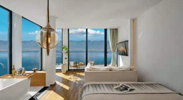 Люкс с видом на море Brahmansu · Pure Soul | Holiday Villa Guanyun Sea View Light Luxury Inn (Dali Erhai Branch)