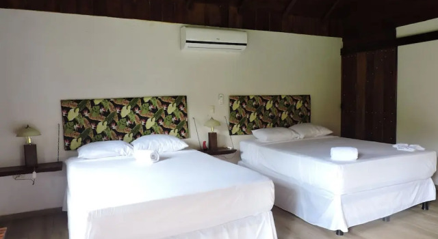 Четырёхместное бунгало Deluxe с балконом Boca Tapada Lodge