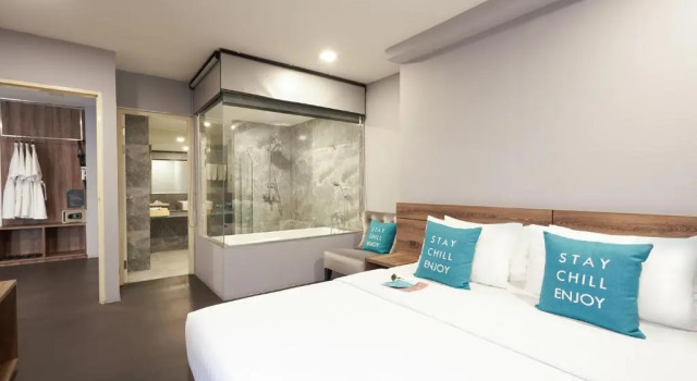 Люкс семейный с 2 комнатами с видом на горы Cross Vibe Chiang Mai Decem, Nimman