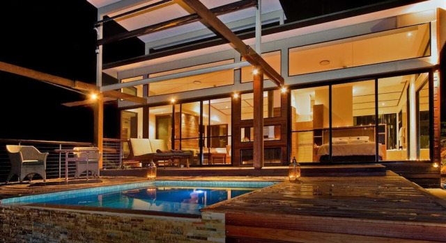 Двухместная вилла Luxury с красивым видом из окна Crystal Creek Rainforest Retreat