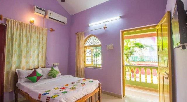 OYO 18253 Home Greenview Studio Anjuna, Prenota Affittacamere Anjuna 