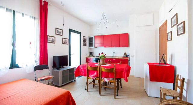 Red flat