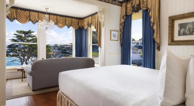 Двухместный номер Deluxe с видом на море Seven Gables Inn on Monterey Bay, A Kirkwood Collection Hotel