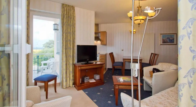 Апартаменты c 1 комнатой с видом на море SEETELHOTEL Ostseeresidenz Ahlbeck