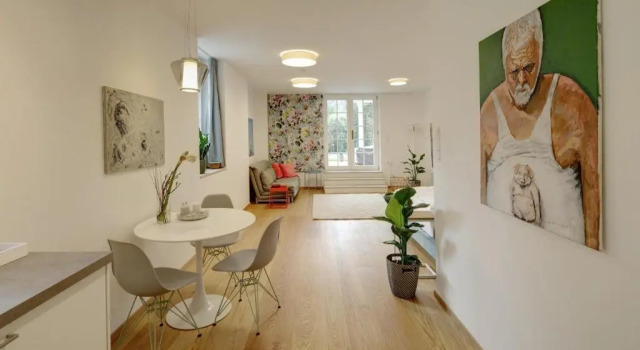 Апартаменты с видом на сад Boutique Apartments Freiburg - Eva