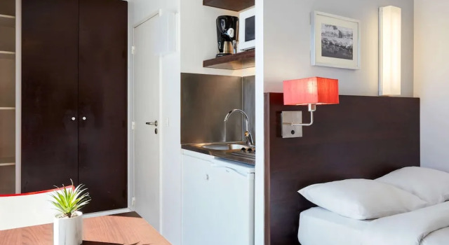 Одноместная студия Aparthotel Adagio Access Paris Bastille