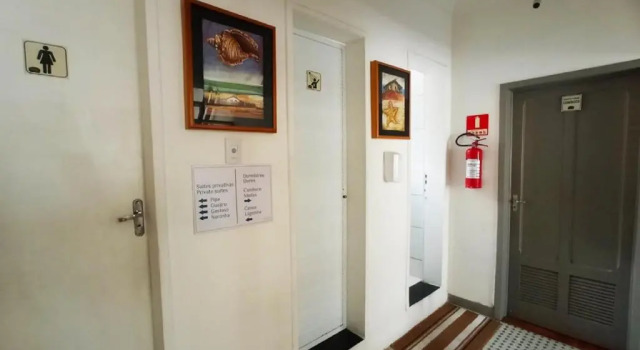 Кровать в общем номере Albergaria Hostel