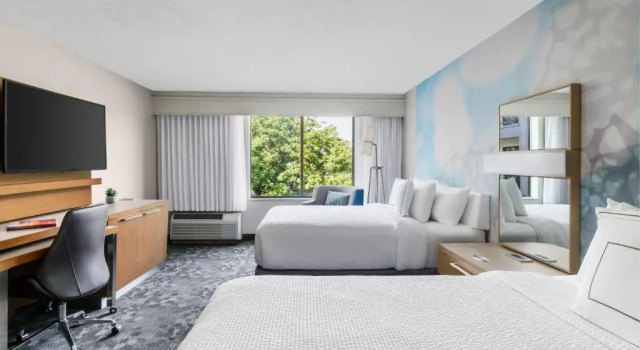 Четырёхместный номер Standard Courtyard by Marriott Dallas Lewisville