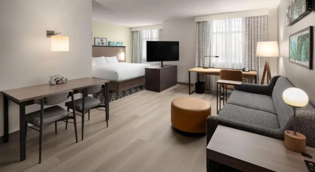Студия Residence Inn Portland Downtown/RiverPlace