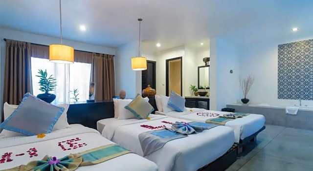 Трёхместный номер Standard с видом на бассейн Bunwin Siem Reap