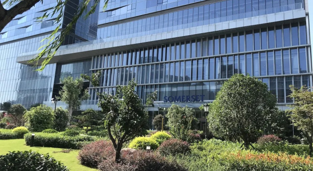 Номер Deluxe c 1 комнатой с балконом Somerset Swan Lake Hefei