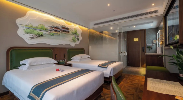 Двухместный номер Comfort Nostalgia Hotel (Shanghai Fudan University Wujiaochang Metro Station）