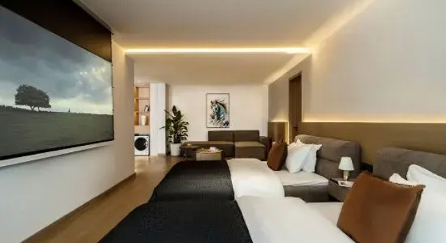 Двухместный люкс Yueshi · Yunyue Holiday Villa Designer Luxury Resort Hotel (Sunshine on Golden Mountain View Store)