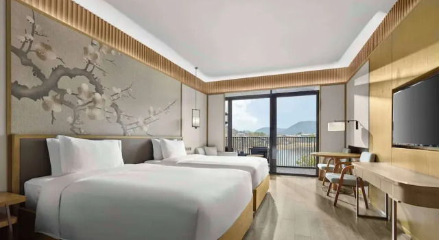 Номер Deluxe с балконом Hilton Suzhou New District