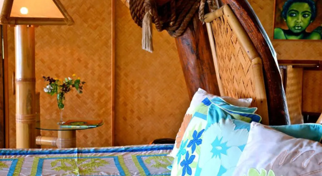 Бунгало с 2 комнатами с видом на море Te Ora Hau Ecolodge