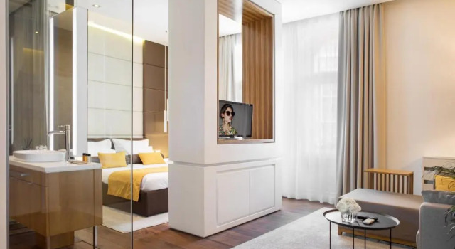 Люкс Executive с балконом и с видом на город Dominic Smart & Luxury Suites - Terazije