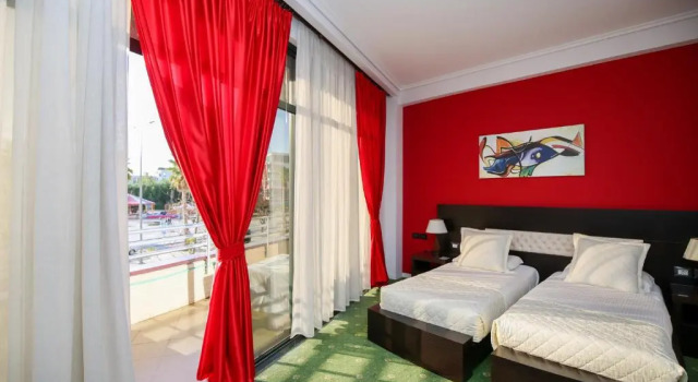 Двухместный номер Standard с балконом и с видом на море Hotel Brooklyn Vlore