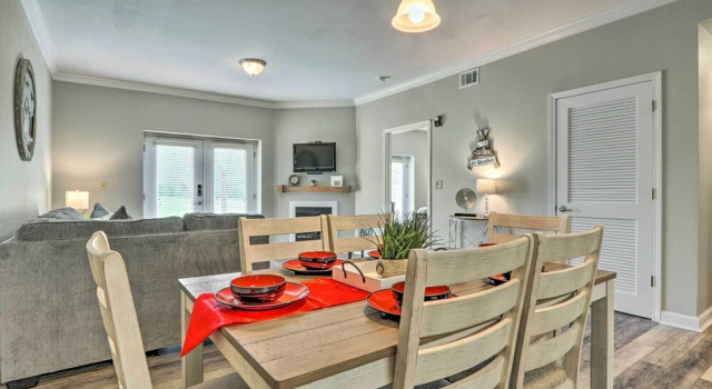 Апартаменты с 2 комнатами с балконом Community Pool Access! Dtwn Pigeon Forge Condo