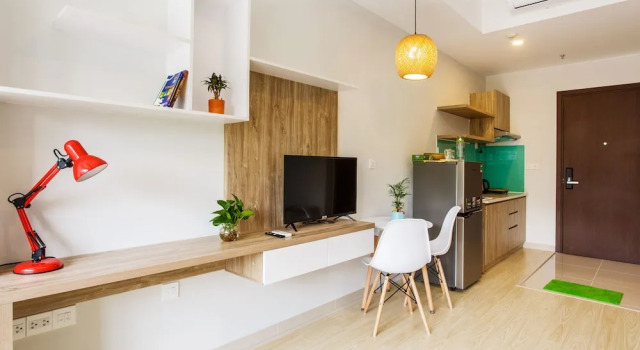 HOME, Apartment for rent in Botanica Premier Building, Free Gym&Pool, Забронировать Апартаменты/квартира Апартаменты Хошимина, рядом с CGV Cinema CT Plaza, Апартаменты/квартира