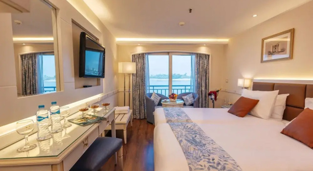Номер Deluxe Orient Tower Prestige Nile Cruise – Every Monday from Luxor for 4 & 7 Nights | Every Friday from Aswan for 3 Nights