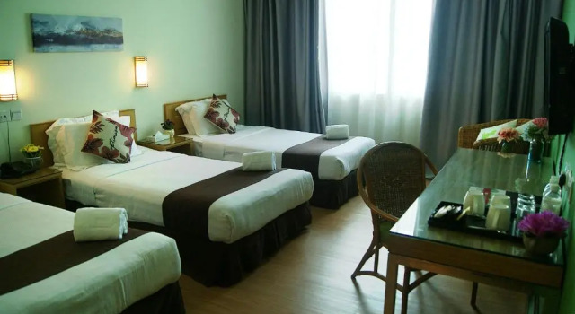 Трёхместный номер Deluxe Tang Dynasty Park Hotel