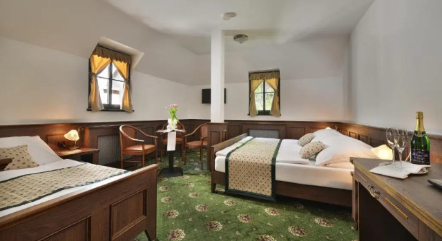 Трёхместный номер Superior Hotel Podhrad