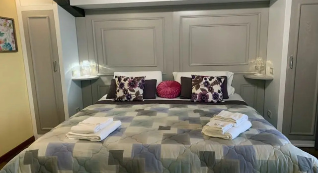 Полулюкс с балконом и с видом на город B&B Villa del Sole Relais