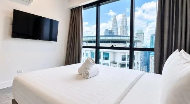Люкс с 2 комнатами с красивым видом из окна The Platinum 2 by MiuKy KLCC, Kuala Lumpur