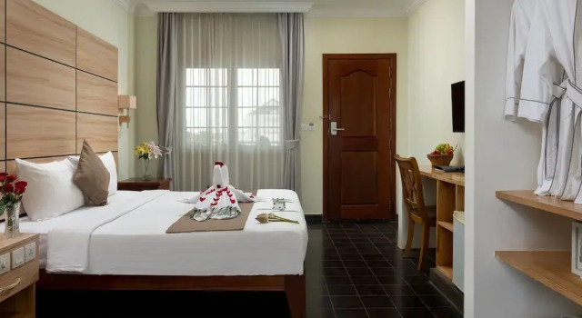 Одноместный номер Deluxe с балконом Grand Bayon Siem Reap Hotel