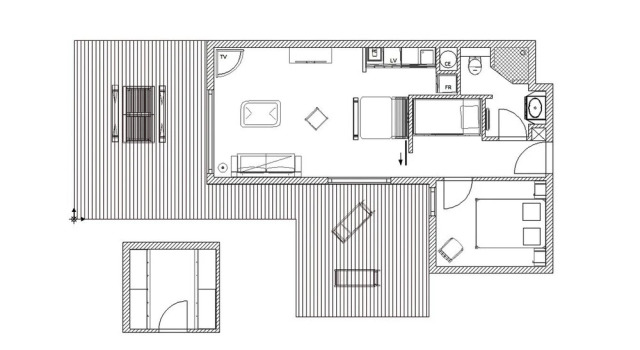 Apartment With one Bedroom in Fontcouverte la Toussuire, With Wonderful Mountain View and Furnished Terrace - 10 m From the Slopes, Prenota Appartamento Hotel a Alvernia con parcheggio, Parcheggio