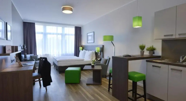 Студия Executive Appartello Smarttime living Hamburg