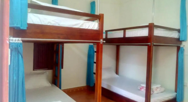 Кровать в общем номере Tam Coc Smile Homestay