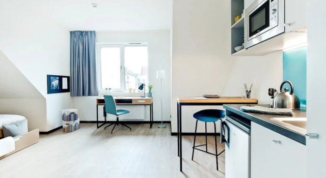 Студия Premier YOUNIQ Gdansk - Campus Accommodation